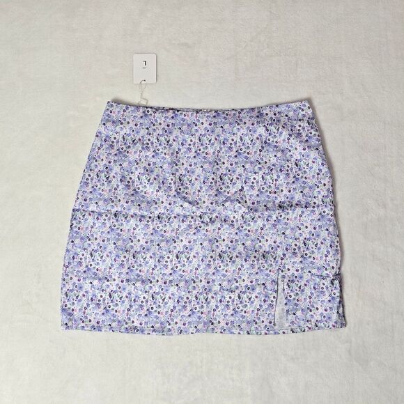 🌿NWT "Linjia shop" 90s style skirt, with a slit, size L. - Picture 1 of 12